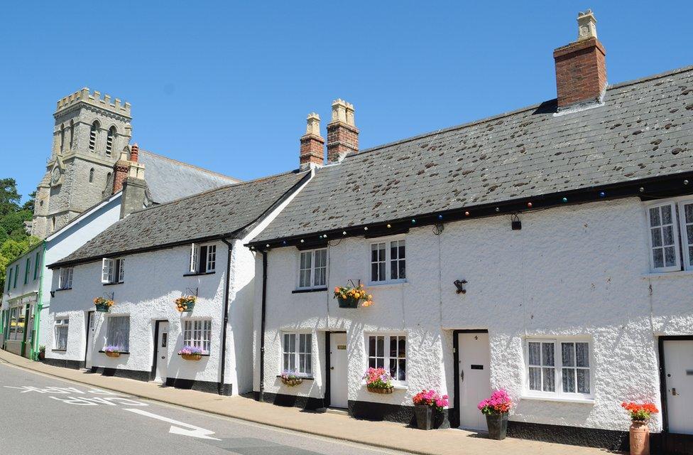 Houses in Beer, Devon