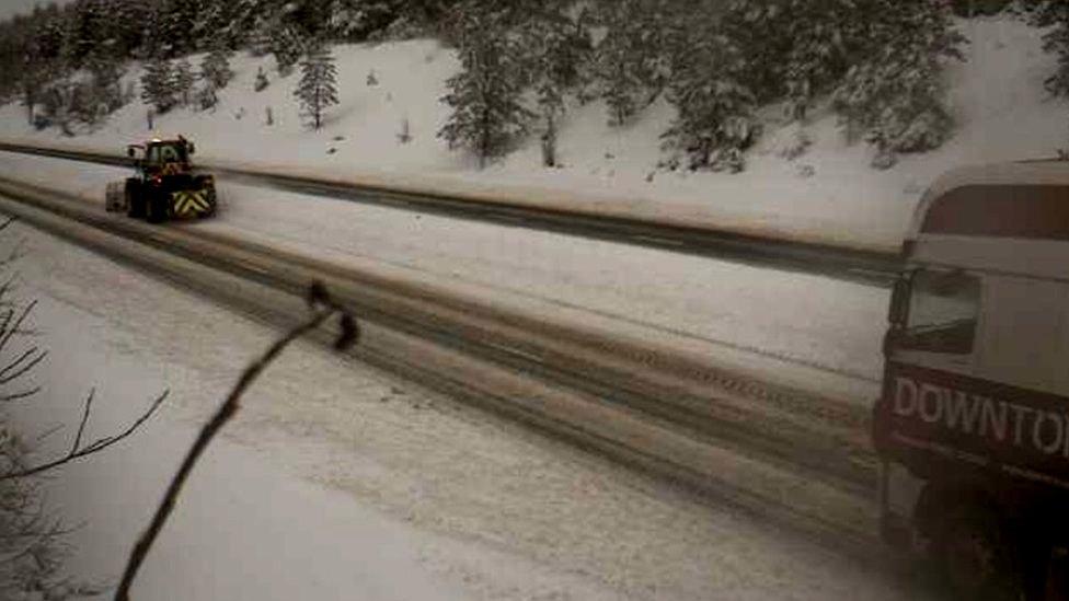 A9 at the Slochd