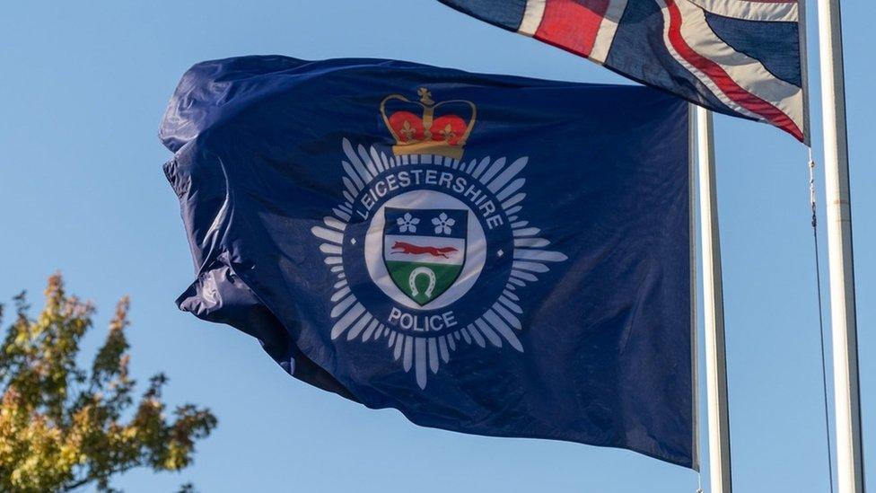 Leicestershire Police flag