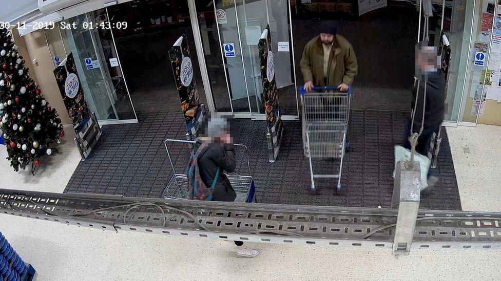 Nigel Wright at Tesco store in Lockerbie