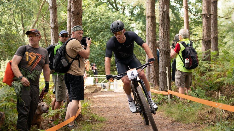 Mountain biking on Cannock Chase