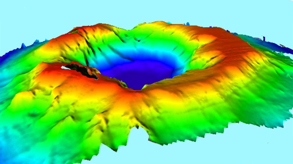 Caldera map