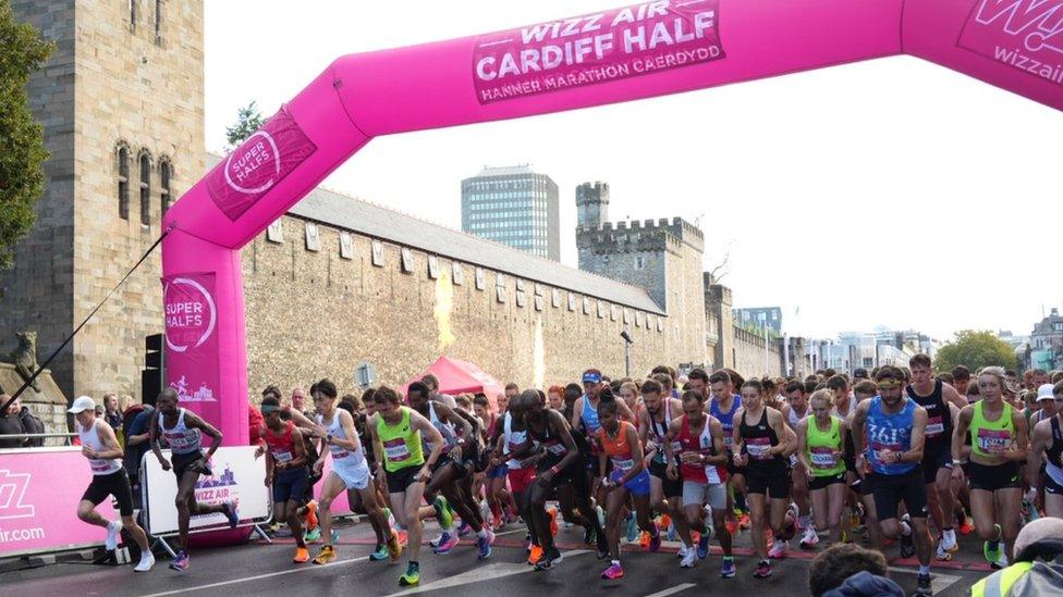 Hanner marathon Caerdydd