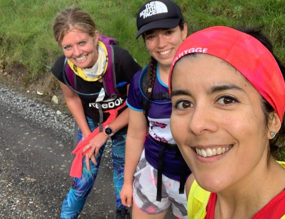 Lourdes Nicolini, Manuela de Mendonça and Morven Ross