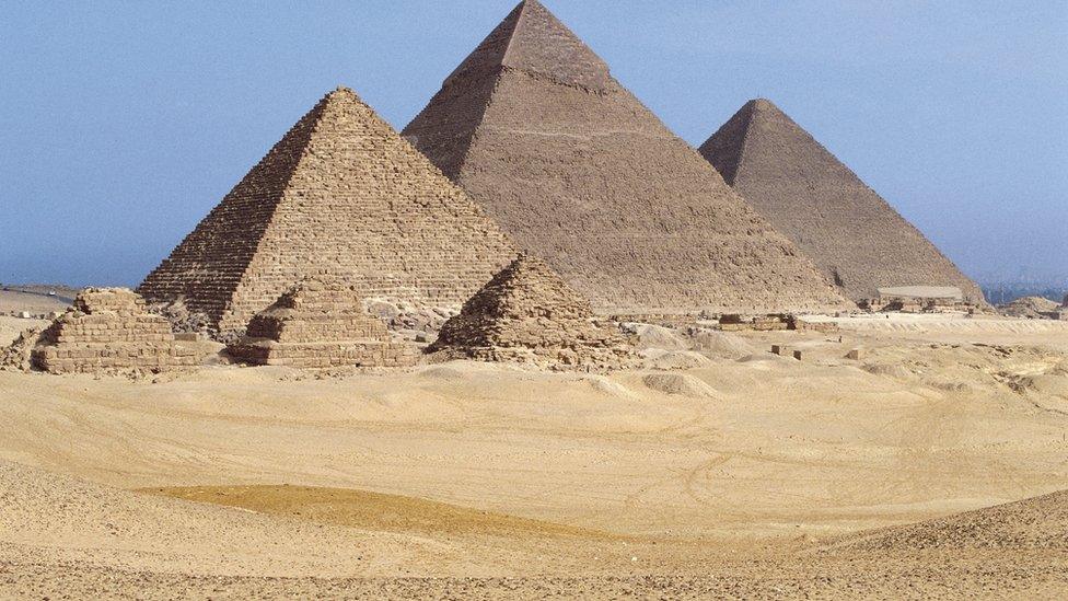 pyramids.