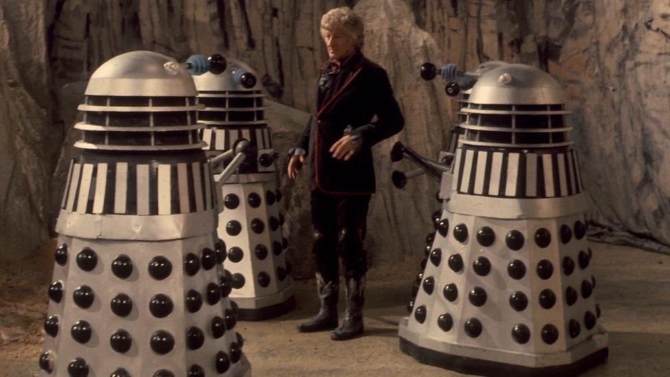 Jon Pertwee in Death to the Daleks