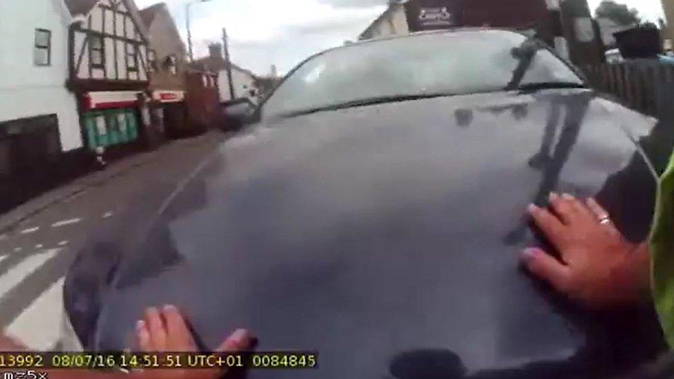 Traffic warden run over