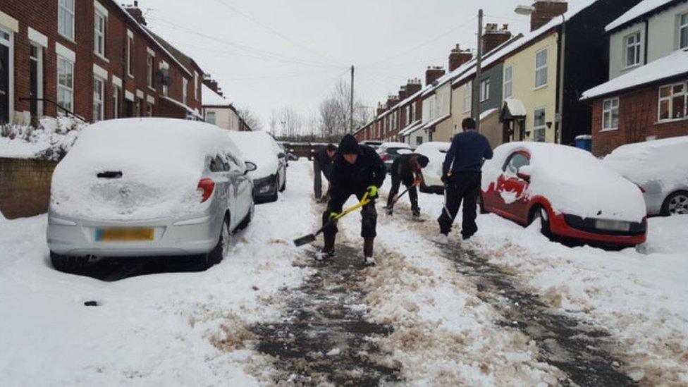 Residents of Primrose Road in Norwich, were dubbed Primrose Road heroes after they helped to prepare for the upcoming arrival of Claire Whitehouse's baby.