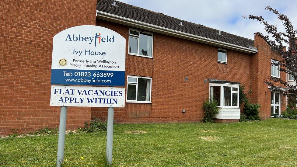 Abbeyfield retirement home sign