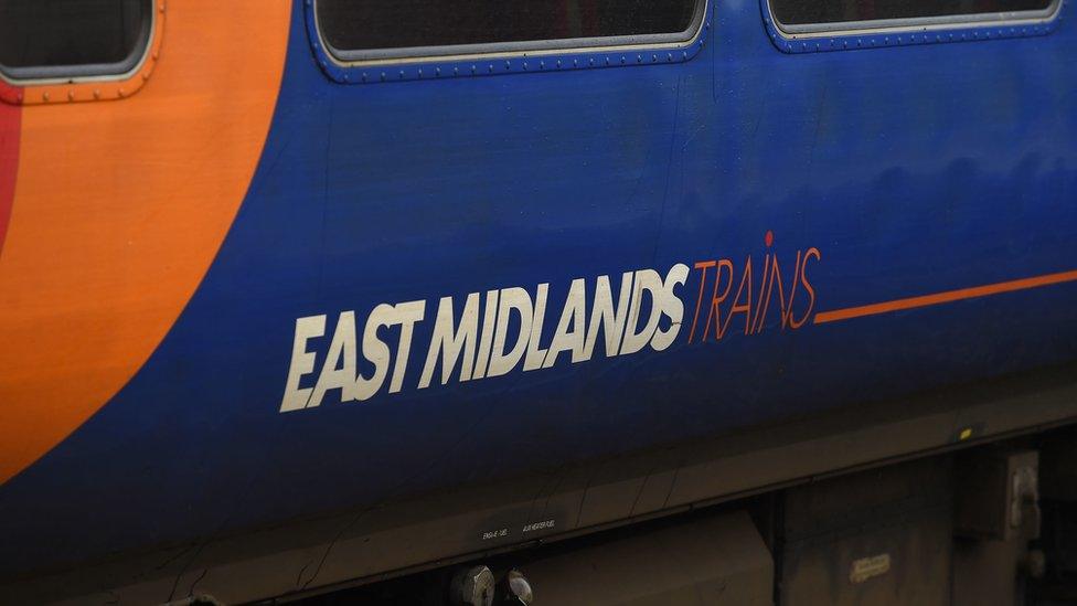 Branding on East Midlands Trains