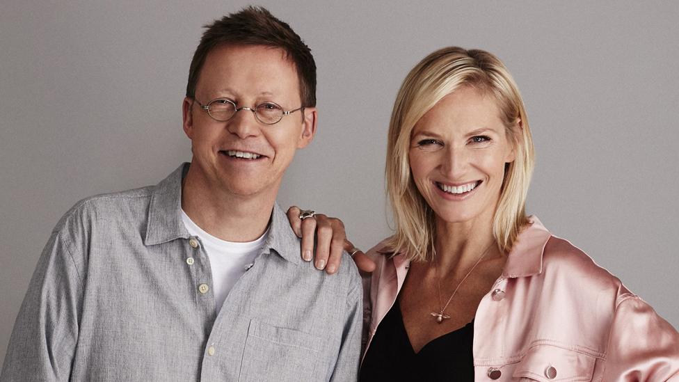 Simon Mayo and Jo Whiley