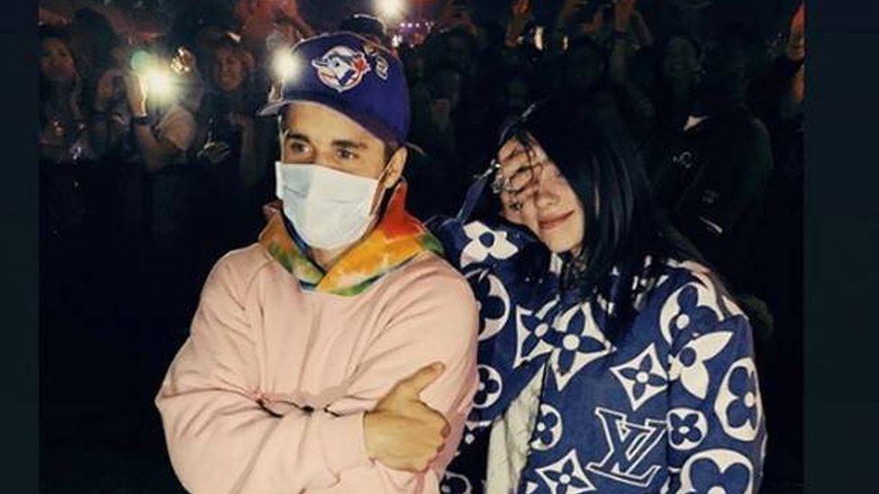 Justin Bieber and Billie Eilish