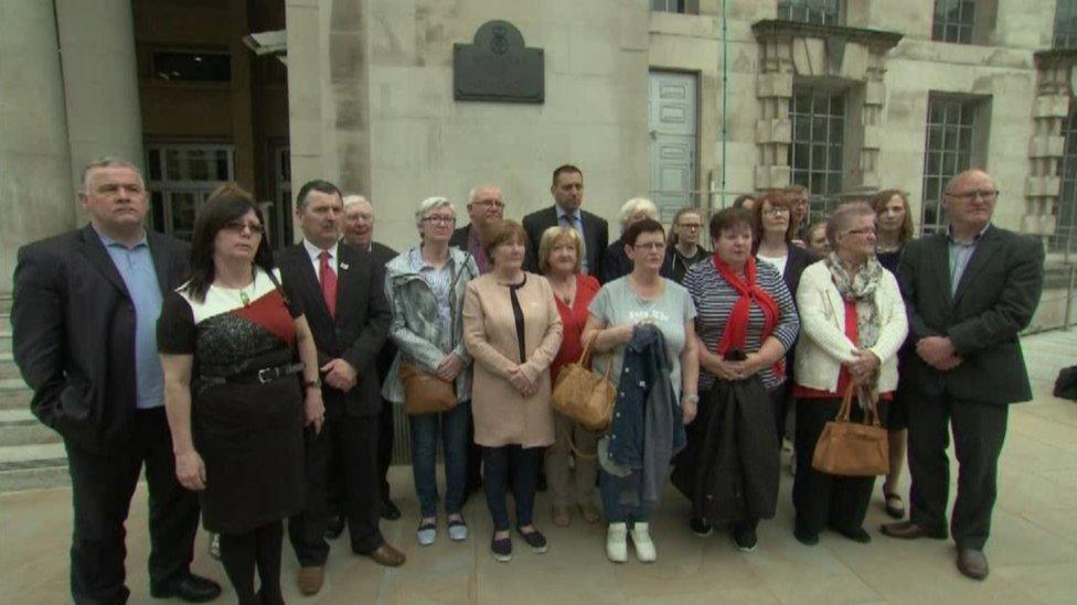 Ballymurphy families gathered in London