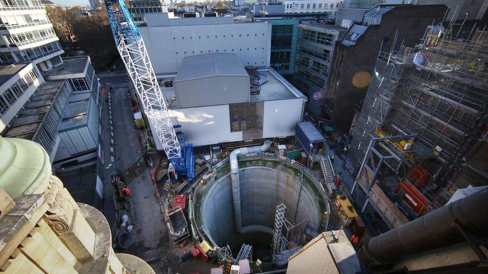 Crossrail construction