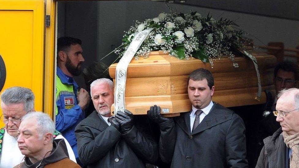 Giulio Regeni's funeral