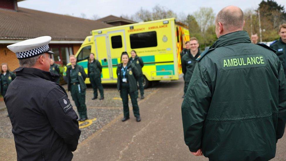 Student paramedics begin specialist driver training