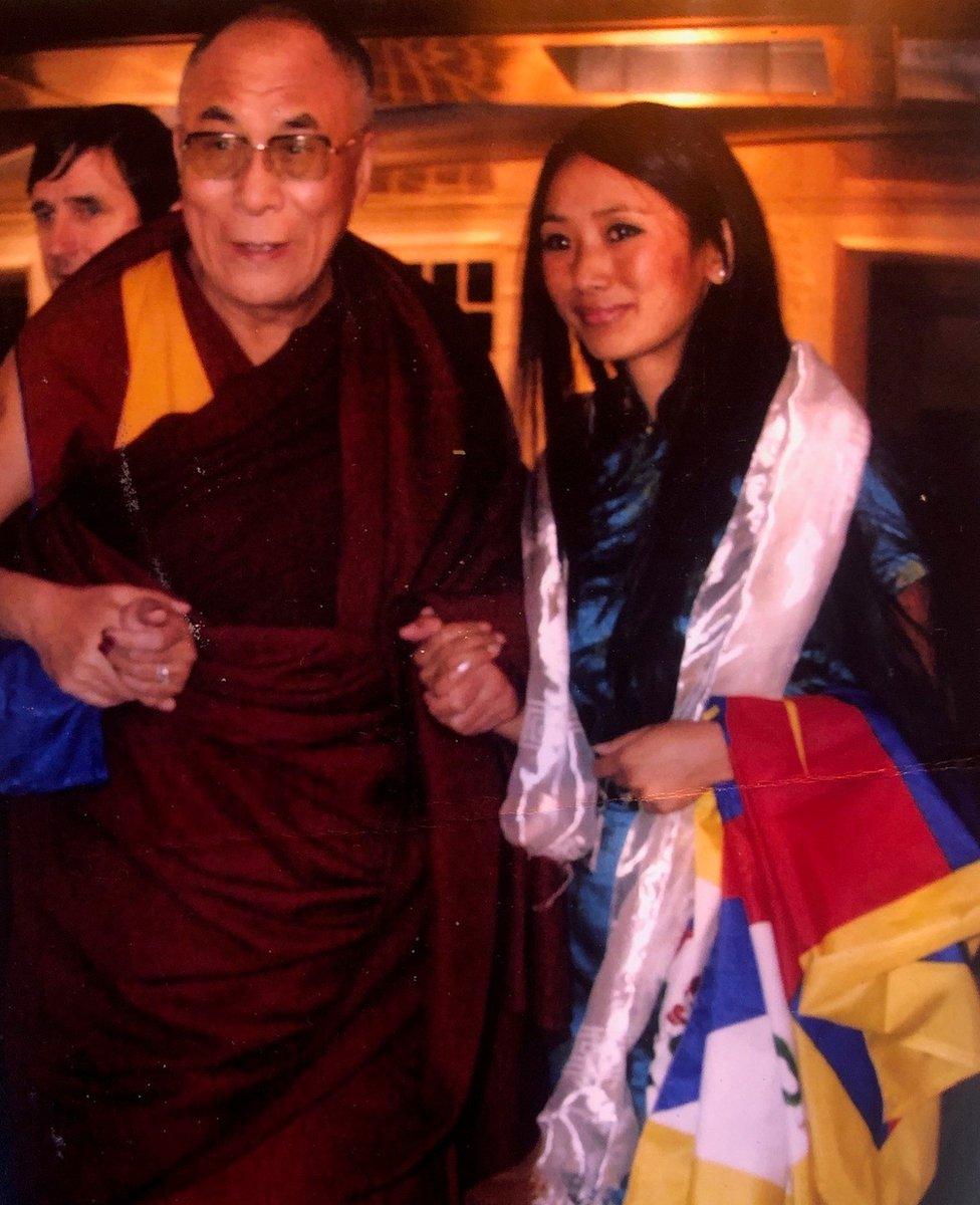 Dalai Lama with Reka Gawa