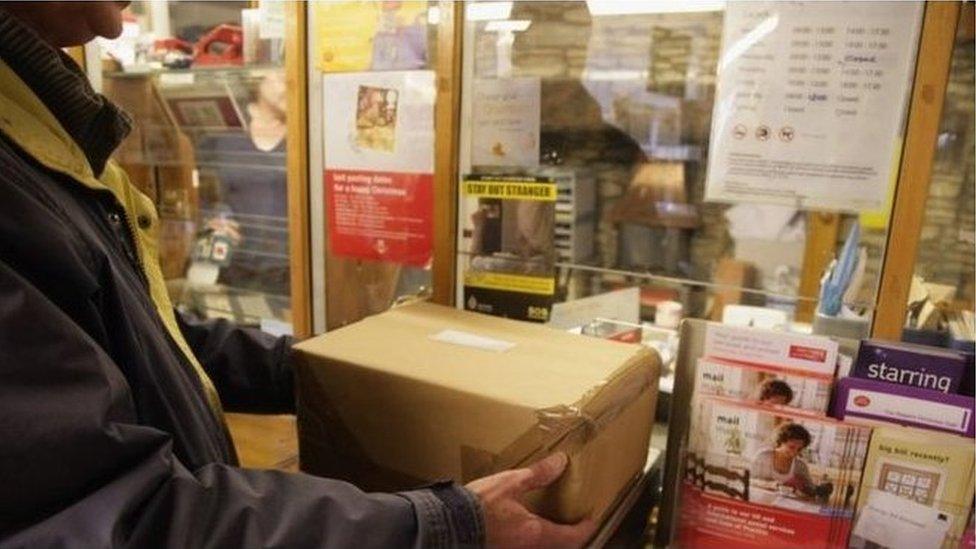 Post Office counter