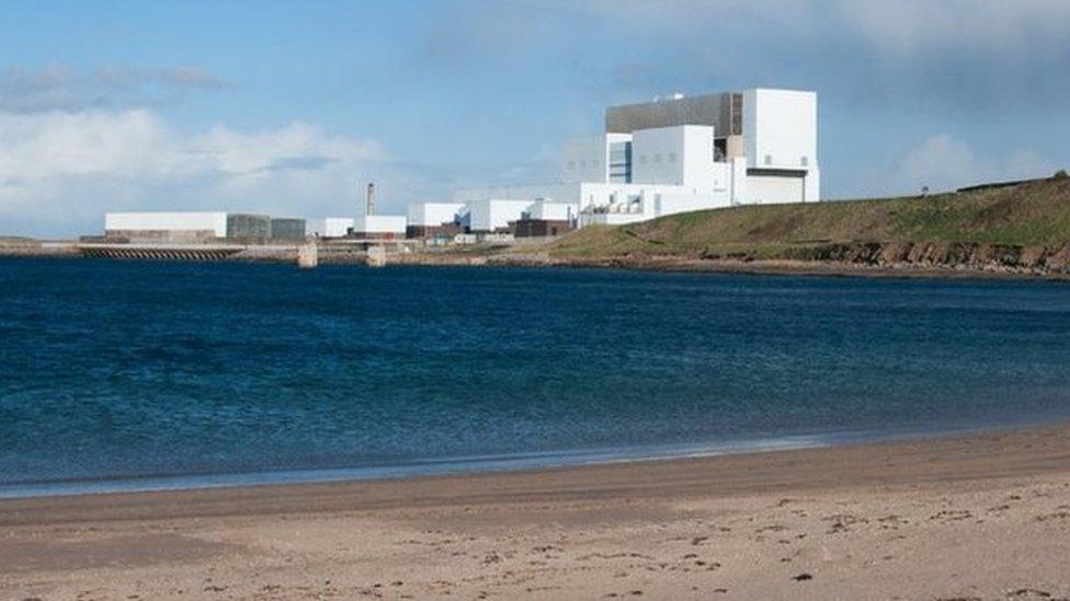 Torness Nuclear Power Station in East Lothian