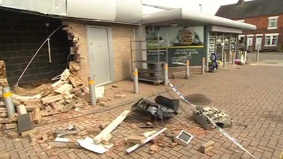 Ram raid in Hatton