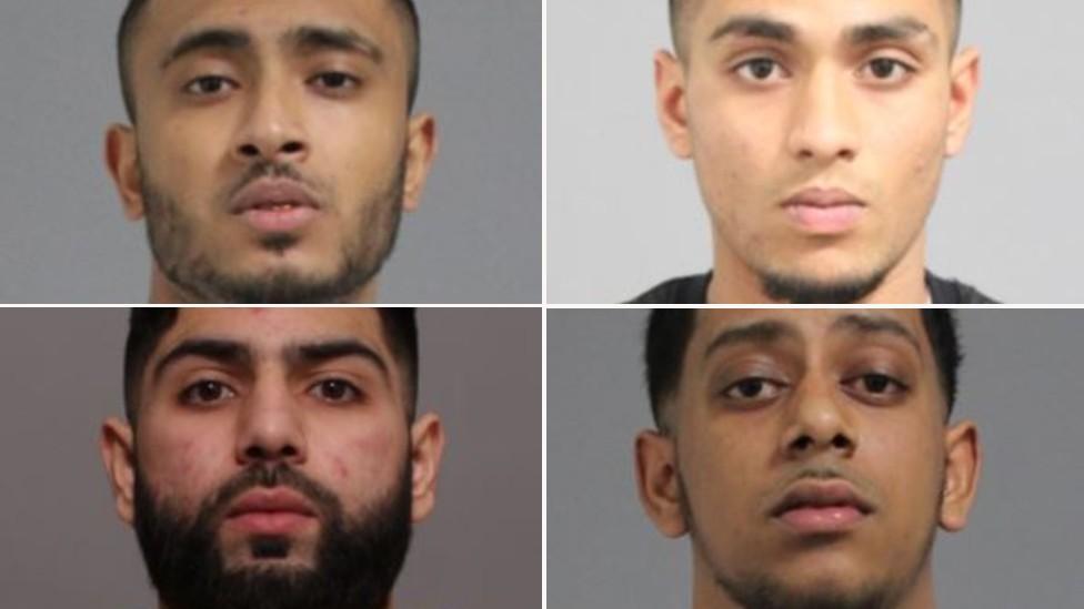 Four men sentenced