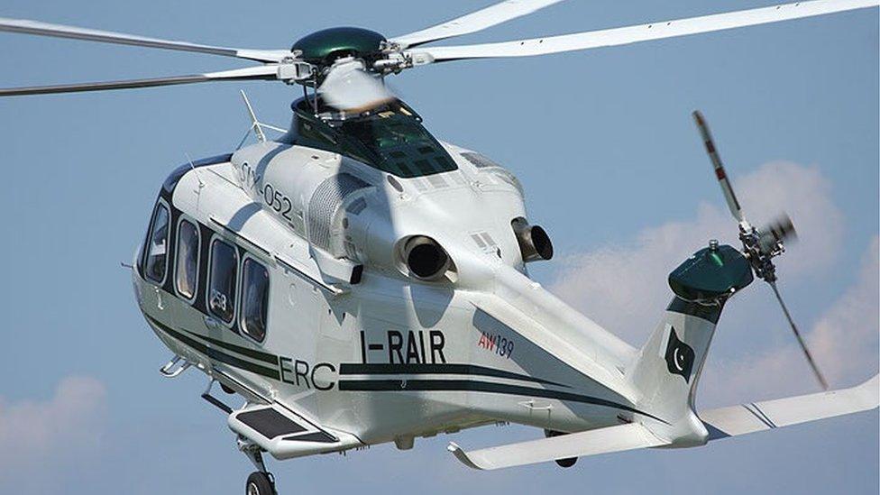 Agusta Westland helicopter