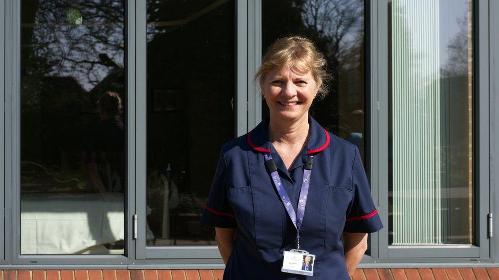 Sue O'Neill, the Matron at St Helena Hospice