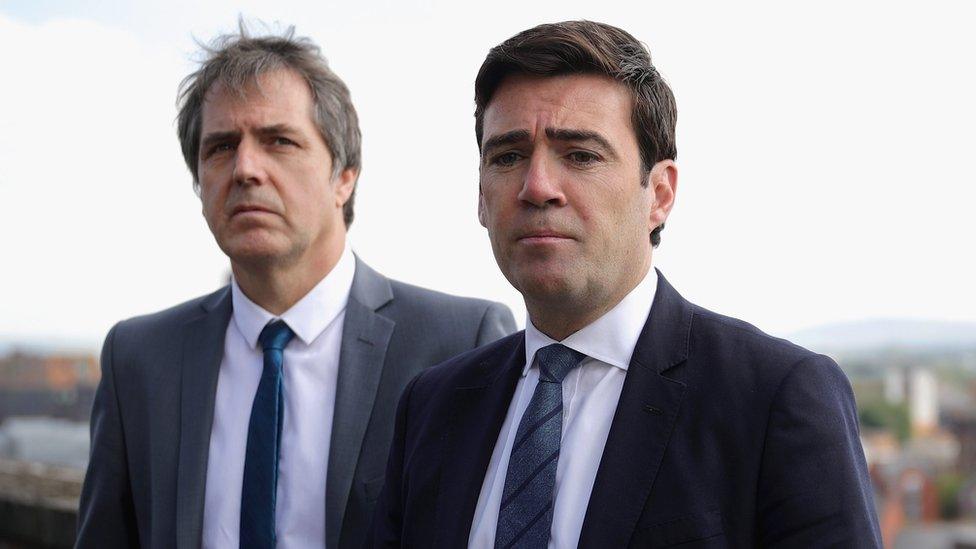 Steve Rotheram (left) and Andy Burnham