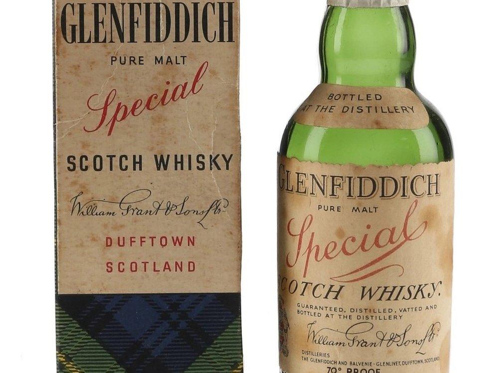 A 1940s Glenfiddich Special with box, which went for £2,350 at auction