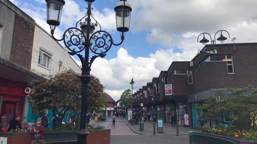 General view of centre of Crewe