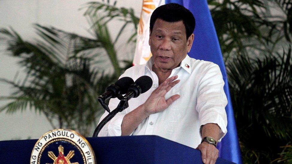 Philippines President Rodrigo Duterte