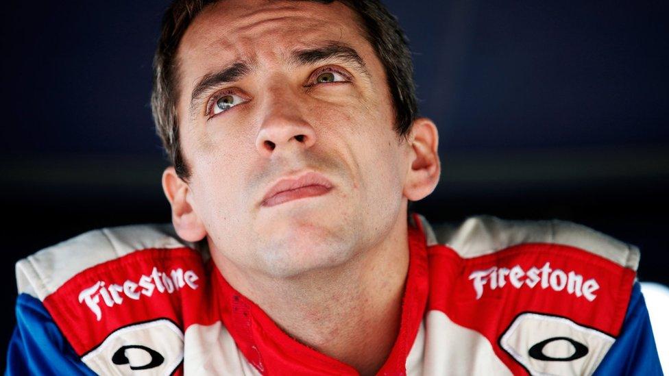 Indycar driver Justin Wilson