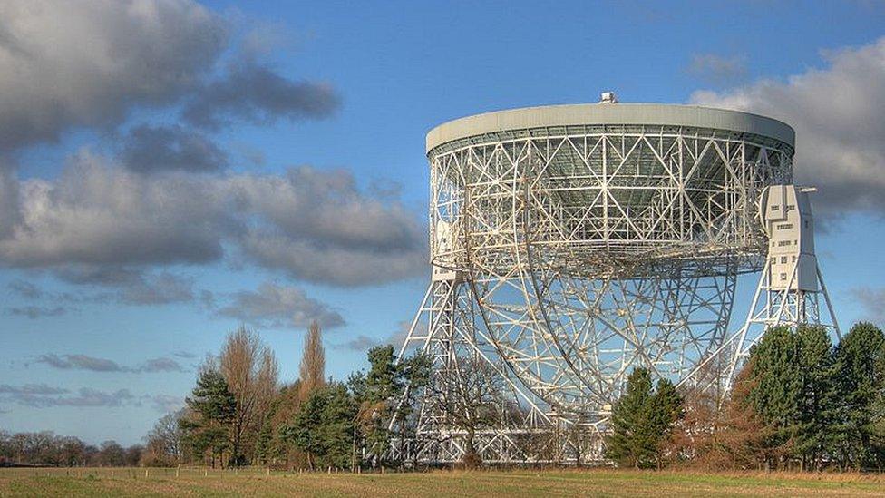 Lovell Telescope at the Jodrell Bank Observatory