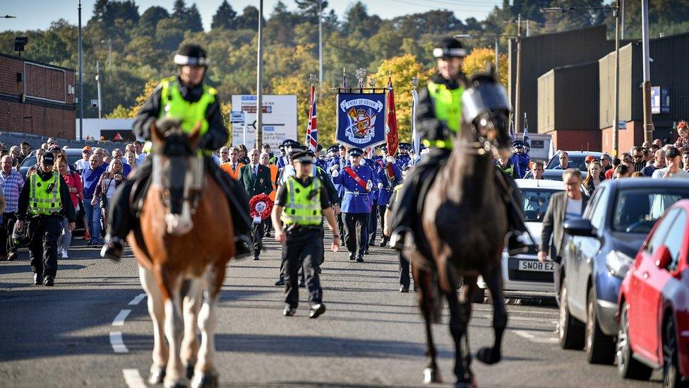 Orange walk Glasgow