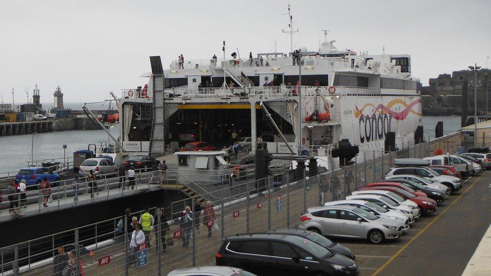 Condor in St Peter Port