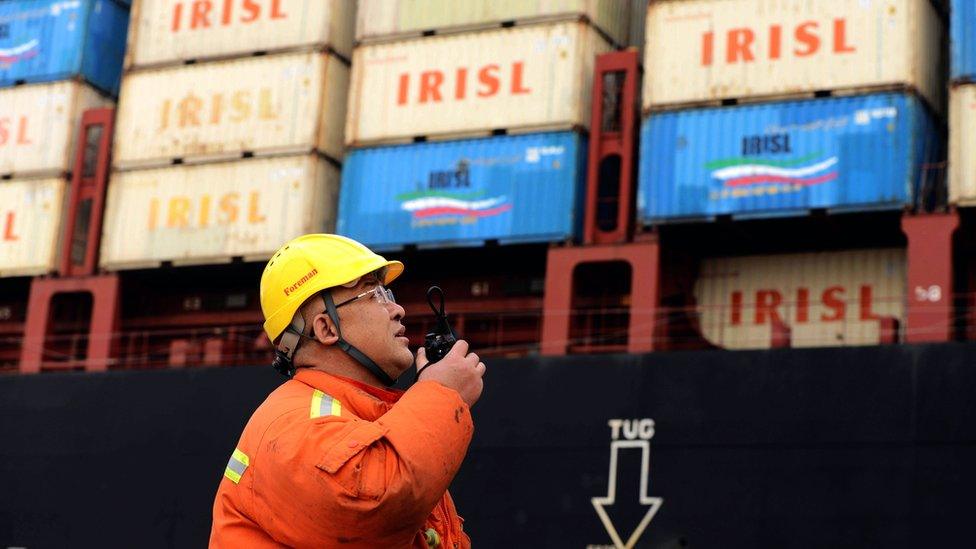 Port in Qingdao, east China's Shandong province. 8 March 2016