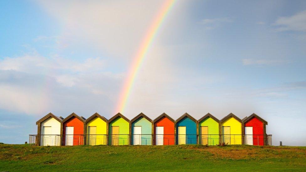 Beach huts