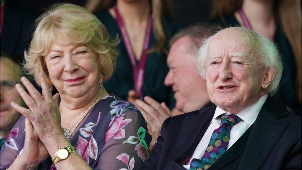 President Higgins and Sabina