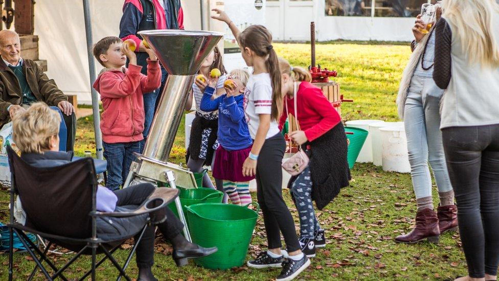 Children at the Museum of East Anglian Life