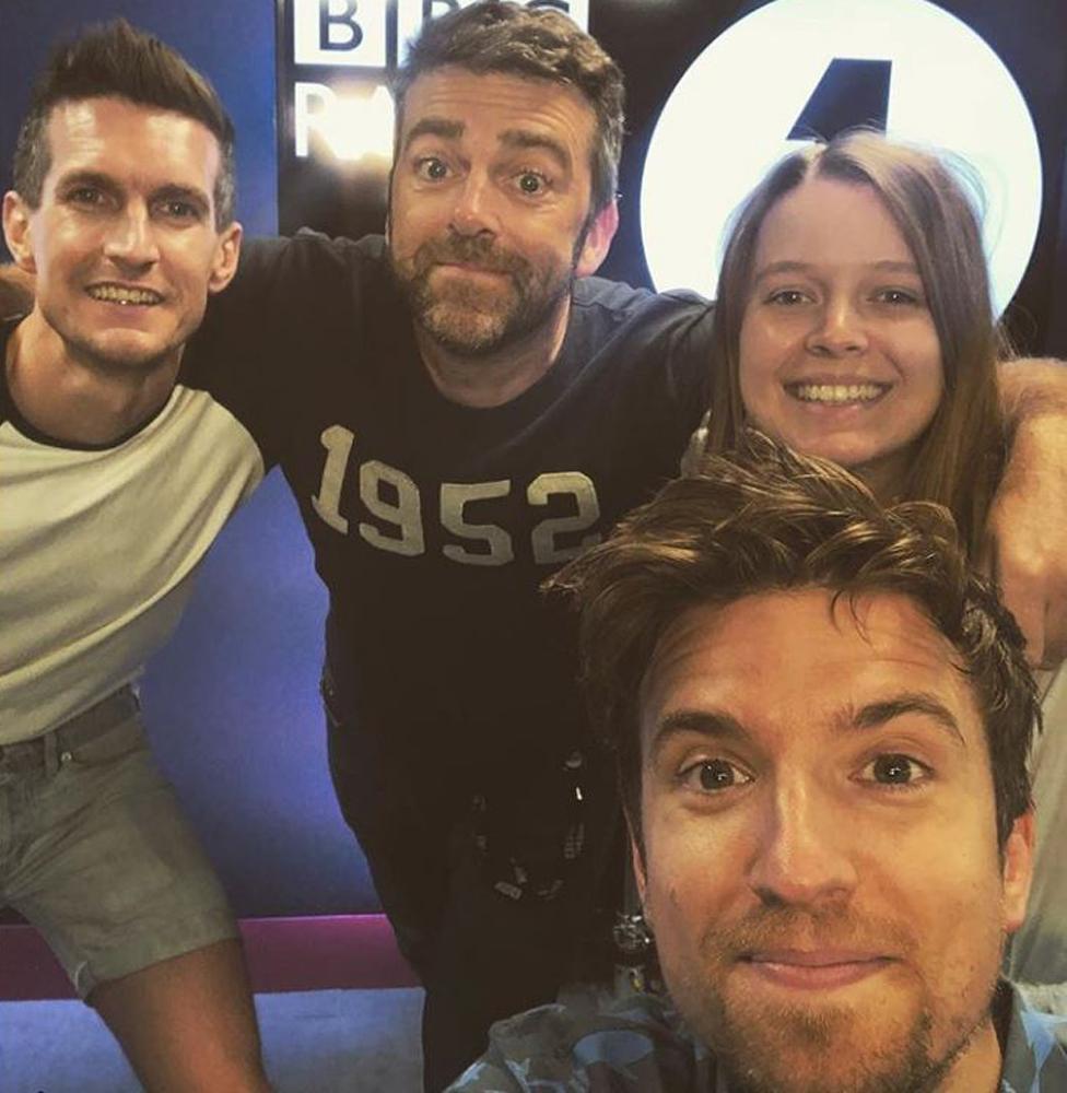 Greg James and his team