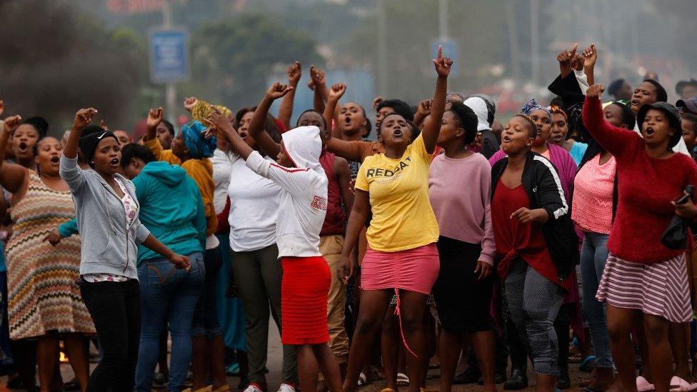 People protesting