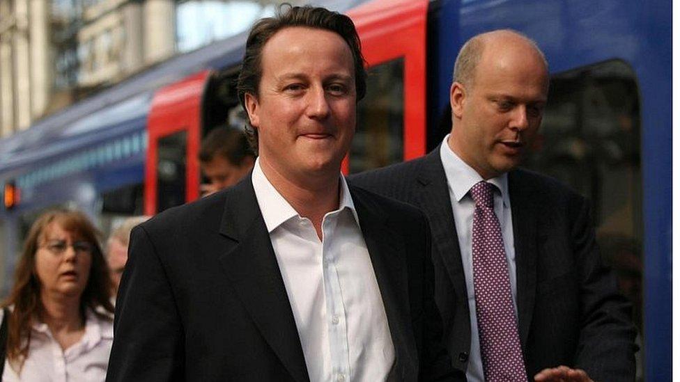 David Cameron and Chris Grayling, in 2006