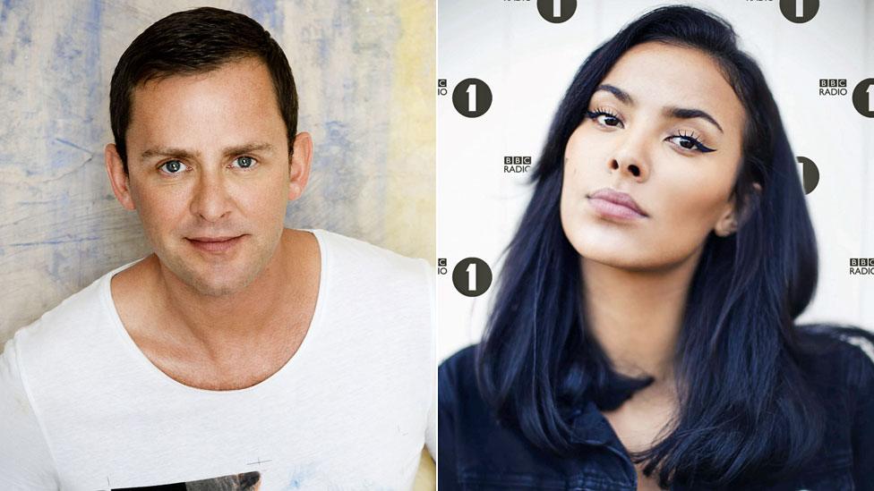 Scott Mills and Maya Jama