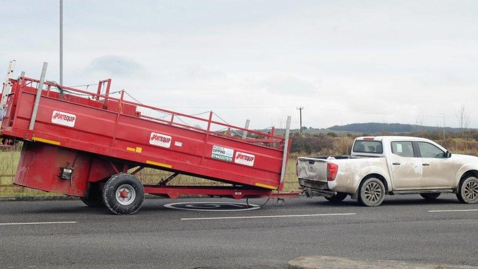 Faulty trailer