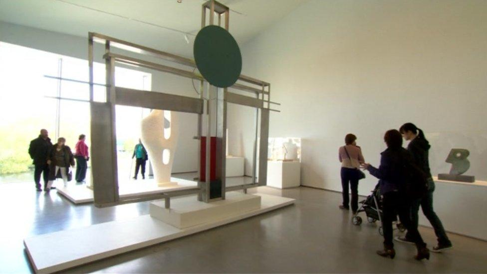 Inside the Hepworth Wakefield