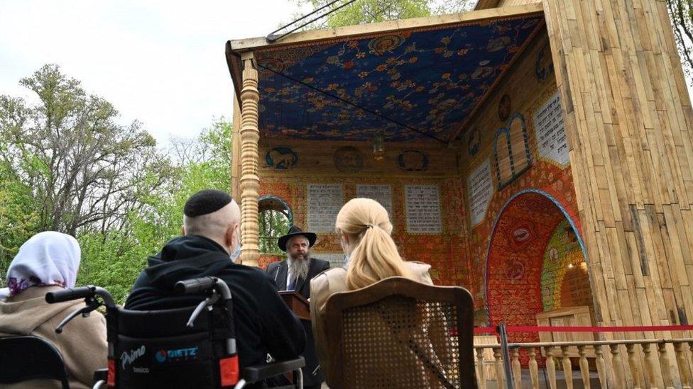 Opening of synagogue at Babyn Yar memorial, 14 May 21