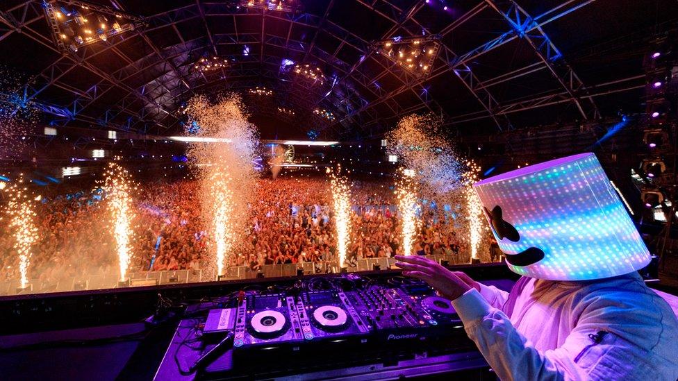 DJ Marshmellow performing at Coachella 2017