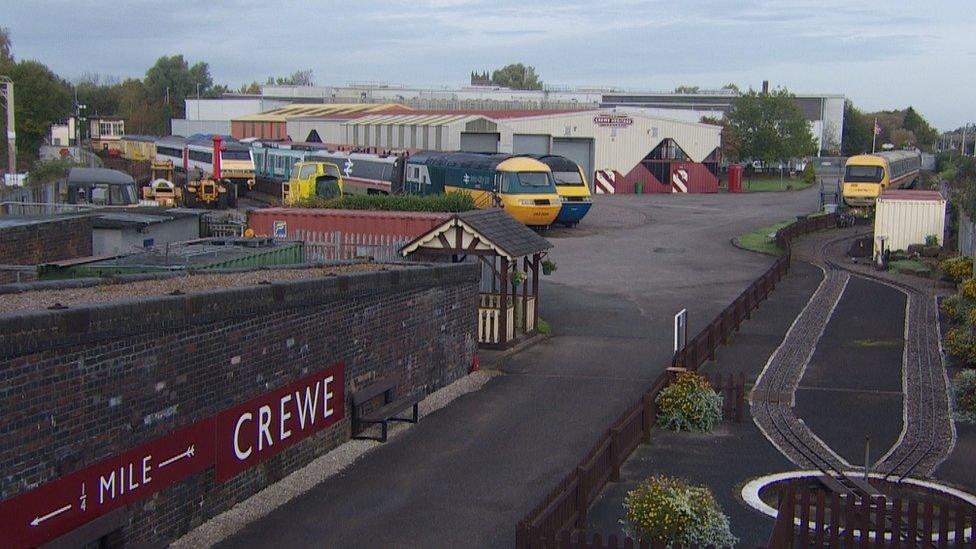 A view of the Crewe Heritage Centre