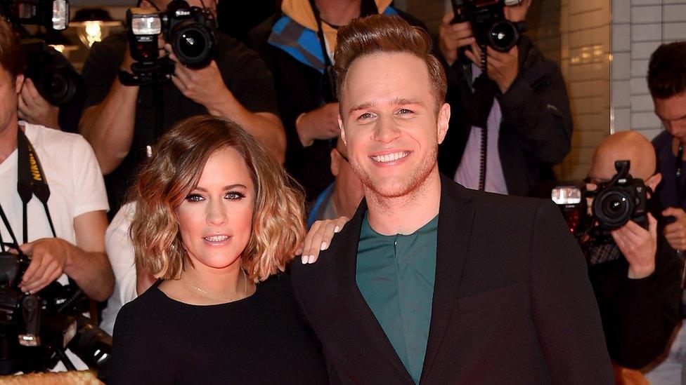 Olly Murs and Caroline Flack