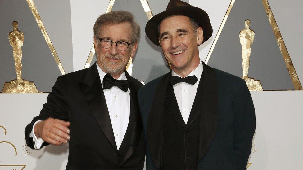 Steven Spielberg and Mark Rylance